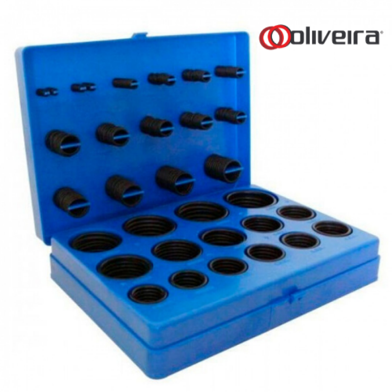 KIT Anel O'ring Milimétrico Nitrílica 382 PÇS