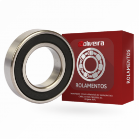 Rolamento Rígido de Esferas 6011-2RSC3 - 55x90x18mm